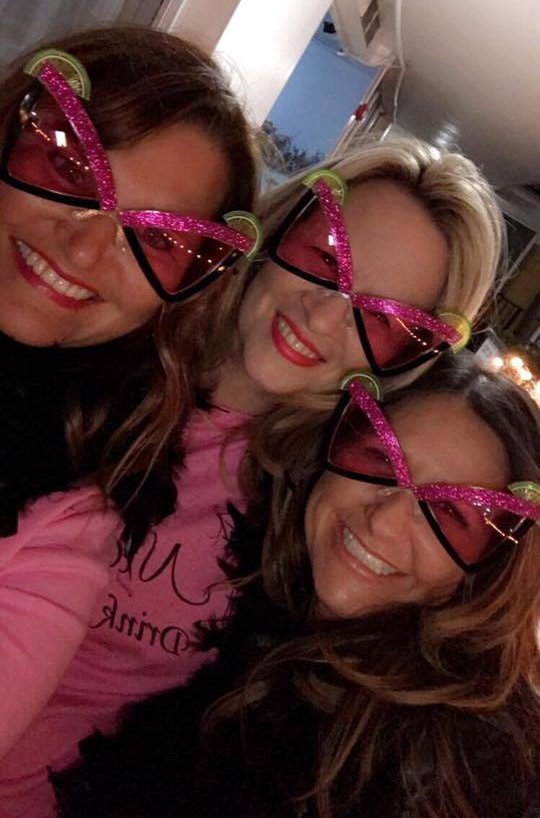 Girls Night Out at the 11th Annual Ladies donning martini sunglasses enjoying the 11th annual competition.