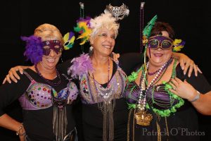 Attendees from the 4th Annual Mardi Gras Trolley Event in 2017 Attendees from the 4th Annual Mardi Gras Trolley Event in 2017