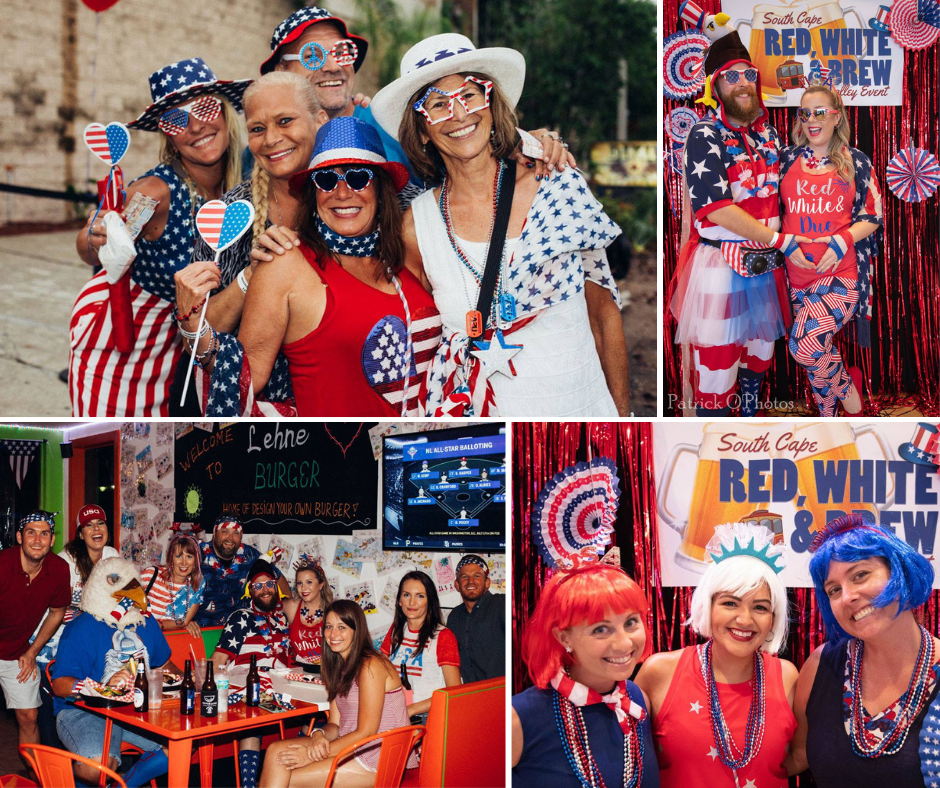 Attendees of the 6th Annual Red, White & Brew in 2018